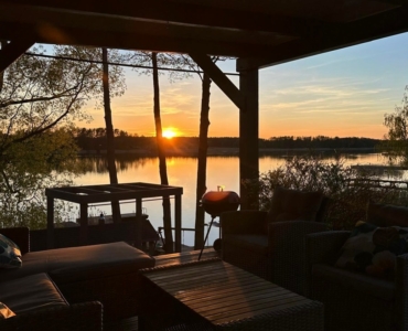 zachód słońca - SIRVIS - jezioro Serwy - Suwalszczyzna