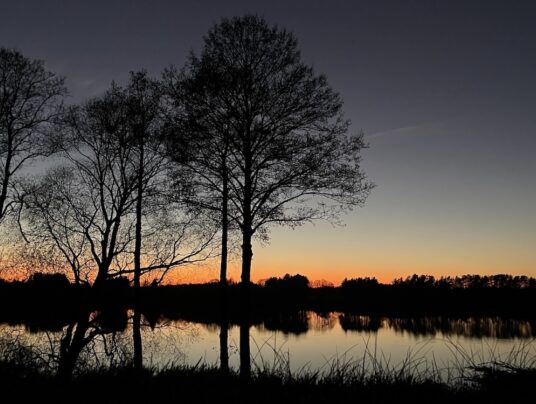 SIRVIS-owe projekcje, zdjęcie: zachód słońca - SIRVIS - jezioro Serwy - Suwalszczyzna